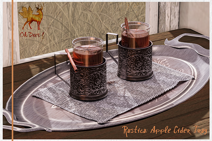 Oh Deer! Rustica: Apple Cider Tray