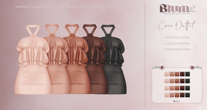 Blume. Coco Outfit (Earth Pack)