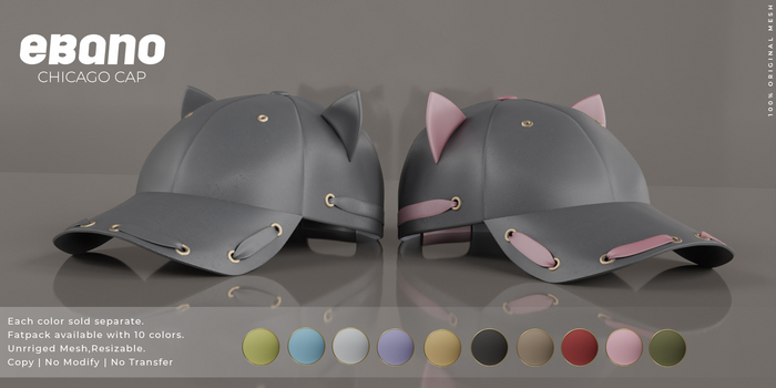 Ebano-Chicago Cap(PINK)