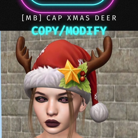 {MB} Cap xmas Deer