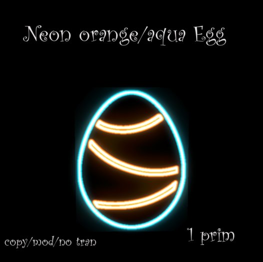 Neon Egg blue/orange