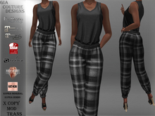 "GCD" Sistine Comfy Lounge Outfit Black