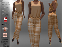 "GCD" Sistine Comfy Lounge Outfit Orange