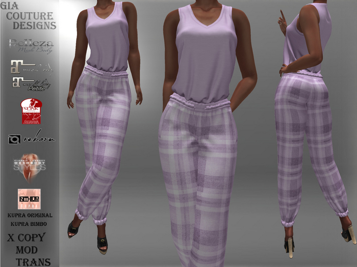 "GCD" Sistine Comfy Lounge Outfit Pink