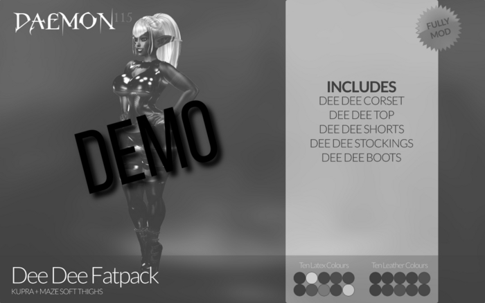 [Daemon115] Dee Dee FATPACK DEMO - Inithium Kupra
