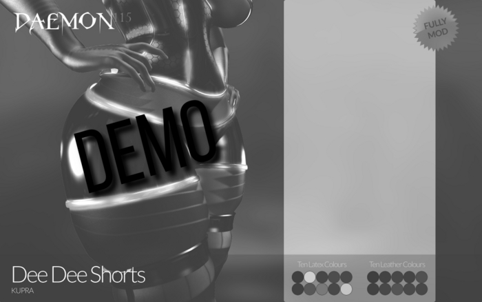 [Daemon115] Dee Dee Shorts DEMO - Inithium Kupra