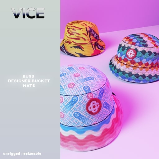 VICE. Russ Bucket Hat "Complete Pack"