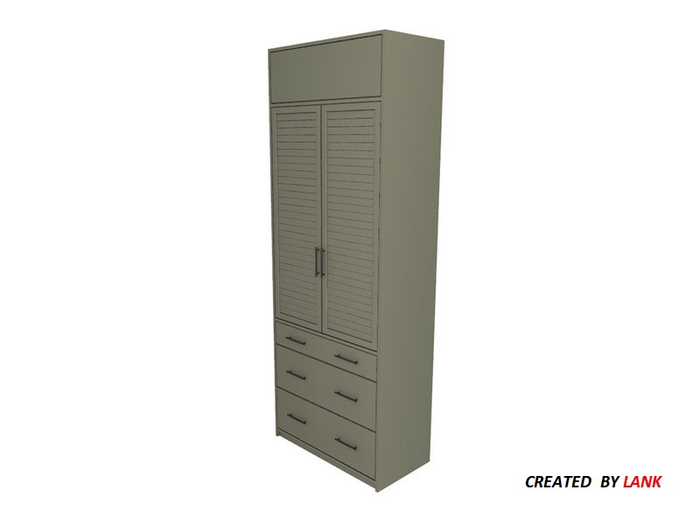 Boise Wide Cabinet With Three Drawer And Two Door