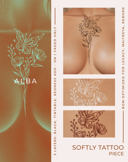 ALBA - Softly Tattoo Piece
