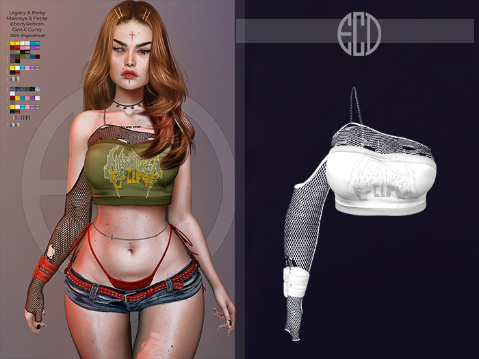 ED. Trasher Top White