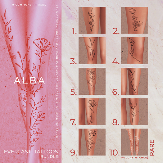 ALBA - Everlast Tattoos Bundle - Full Pack