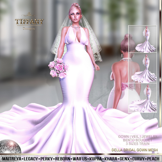 ::TD:: Della Bridal Gown {Mesh}