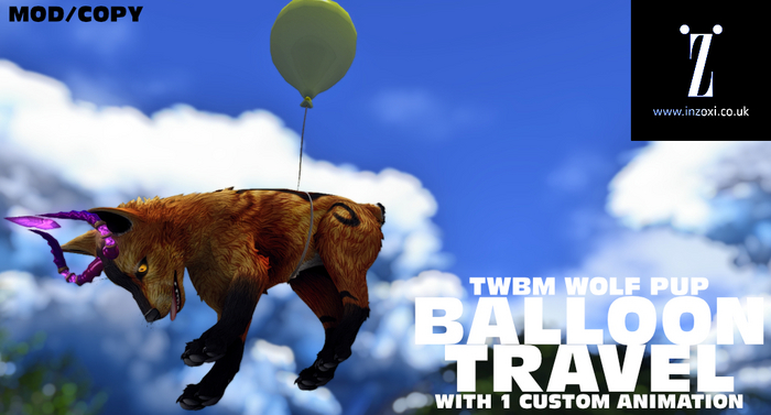 [inZoxi] - TWBM Wolf Pup - Travellers Balloon