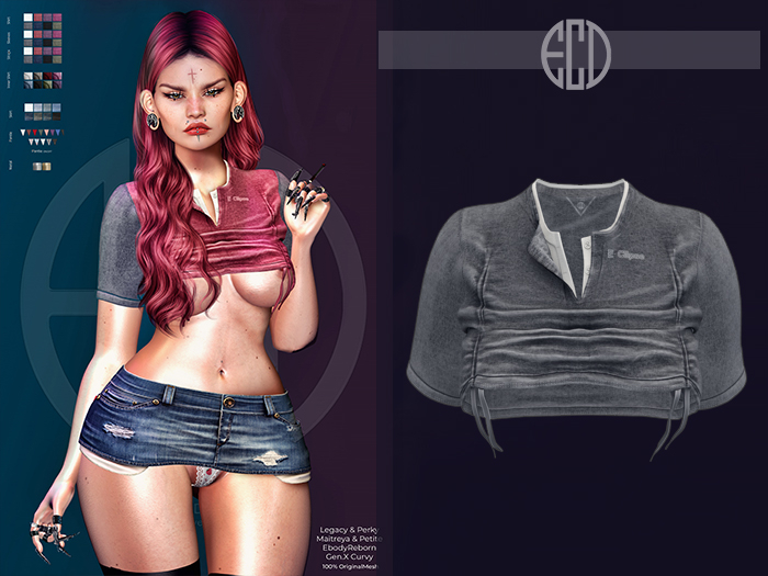 ED. Sumatra T-Shirt Grey