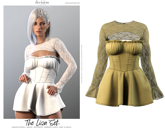 Liza Set Green < Decision >