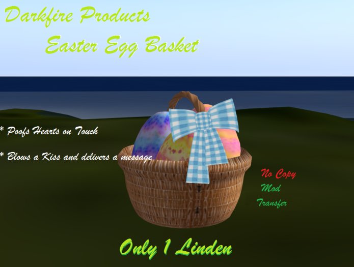 Darkfire Products Easter Egg Basket