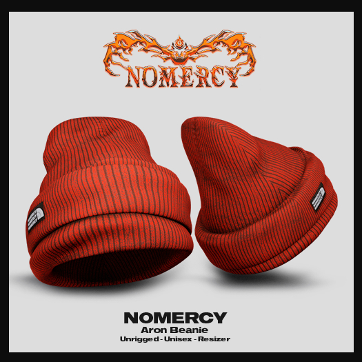 NoMercy. Aron Beanie - Red Striped