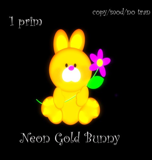 Neon Rabbit gold
