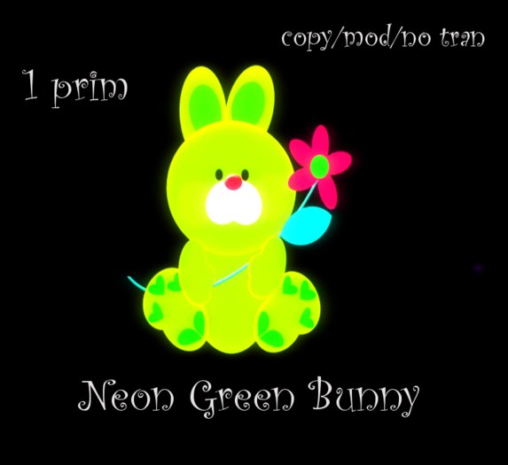 Neon Rabbit green