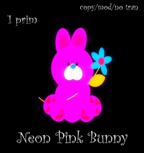 Neon Rabbit pink