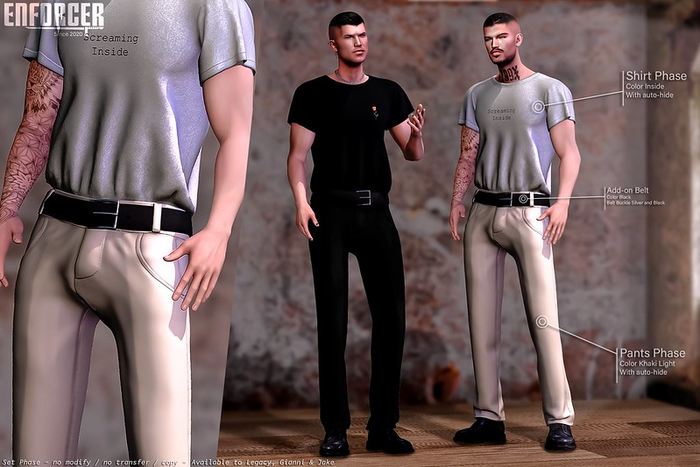 [ENFORCER] Pants Phase GREY