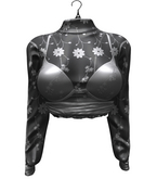 aprelle britney's overprotected top gray