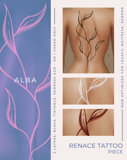 ALBA - Renace Tattoo Piece