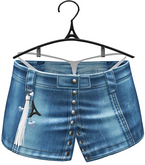 aprelle britney's overprotected skirt blue