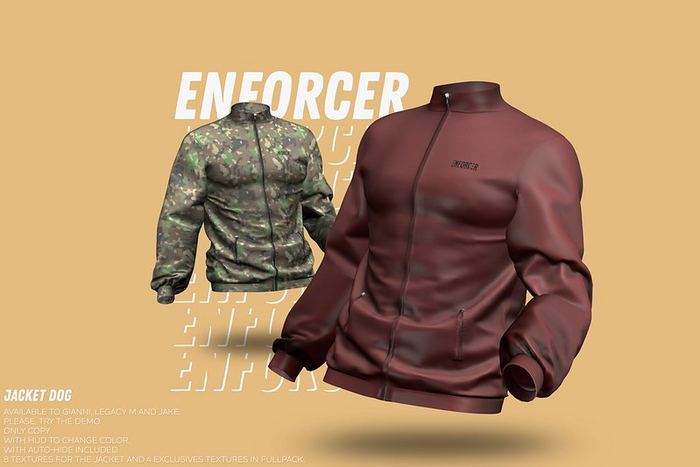 [ENFORCER] Jacket Dog BROWN