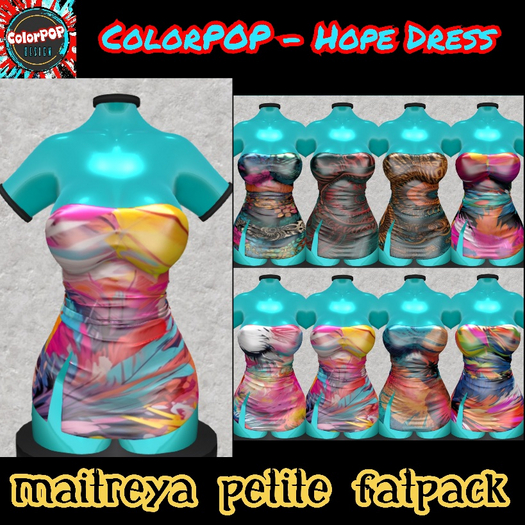 ColorPOP - Hope Dress - Maitreya Lara Petite - FATPACK