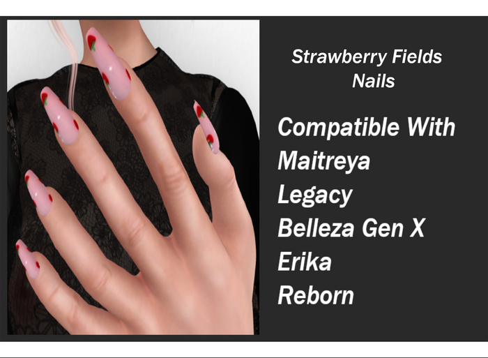 [ReM] Strawberry Fields Nails