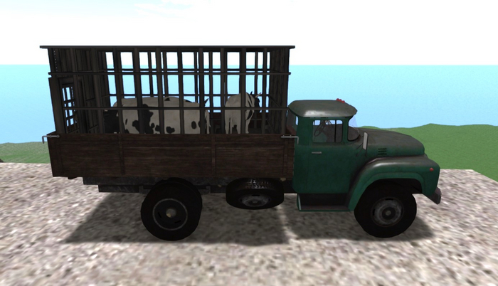 OLD LIVESTOCK TRUCK