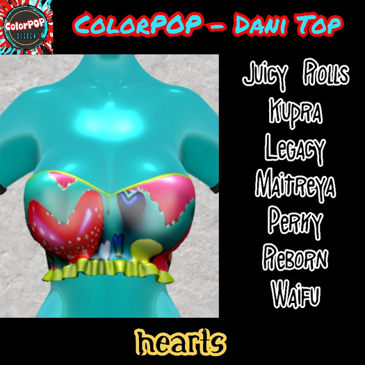 ColorPOP - Dani Top - Hearts