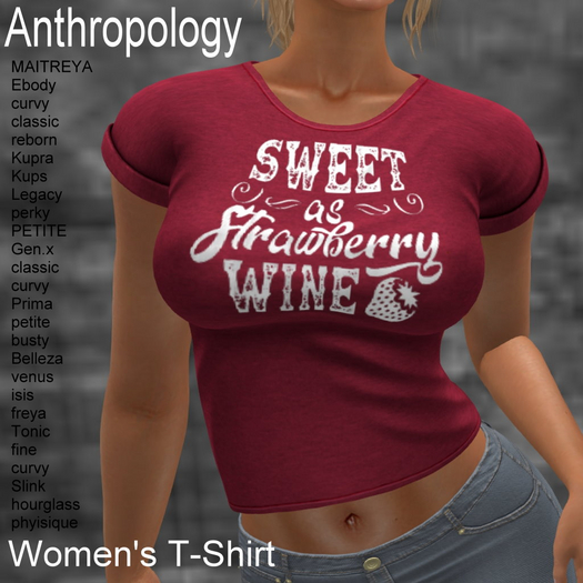 Sweet As Strawberry Wine Women's T-Shirt (WTTA)