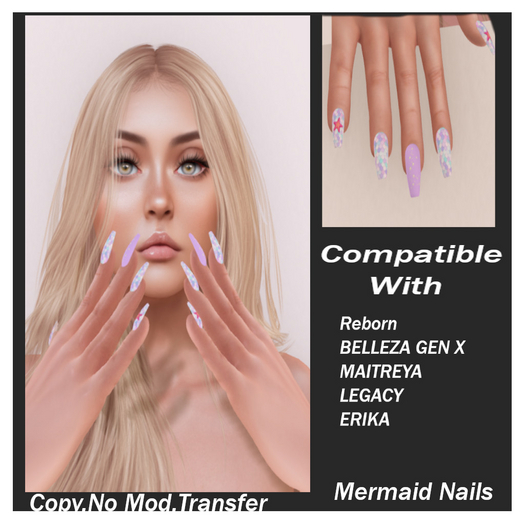 [ReM] Mermaid Nails