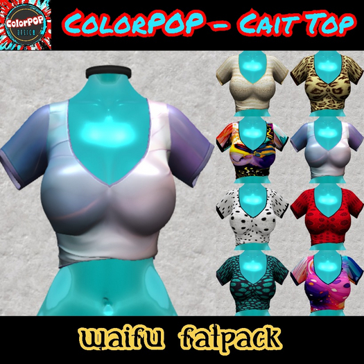 ColorPOP - Cait Top - Reborn Waifu FATPACK