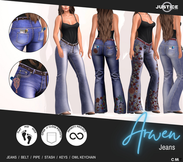 [JUSTICE] ARWEN JEANS - DEMO