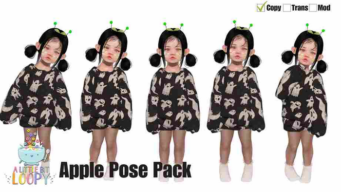 A Little Bit Loopy ~ Apple Pose Pack