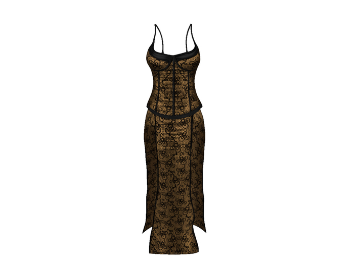 REVOLUTION - Lucretia Dress (Gold)