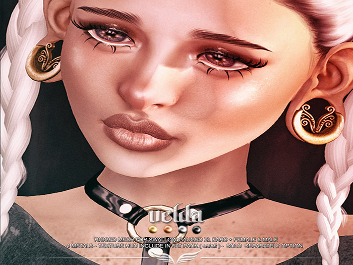 A*S VELDA_^^Swallow^^Gauged XL Ears _FATPACK_(wear me)