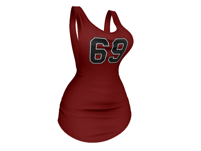 REVOLUTION - Tank Dress (69 Red)