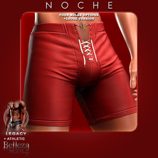 Noche. Miller shorts Red