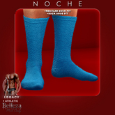 Noche. Plush Miles Socks Blue