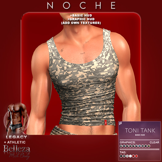 Noche. Toni Tank Camo