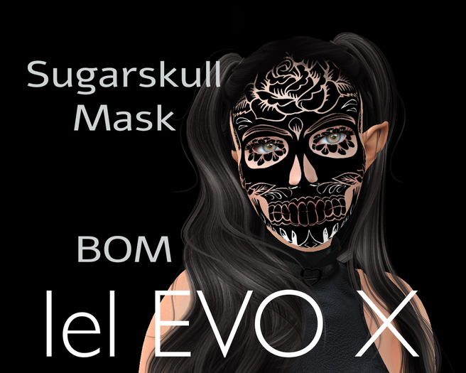 sugarskull tattoo BOM face tattoo