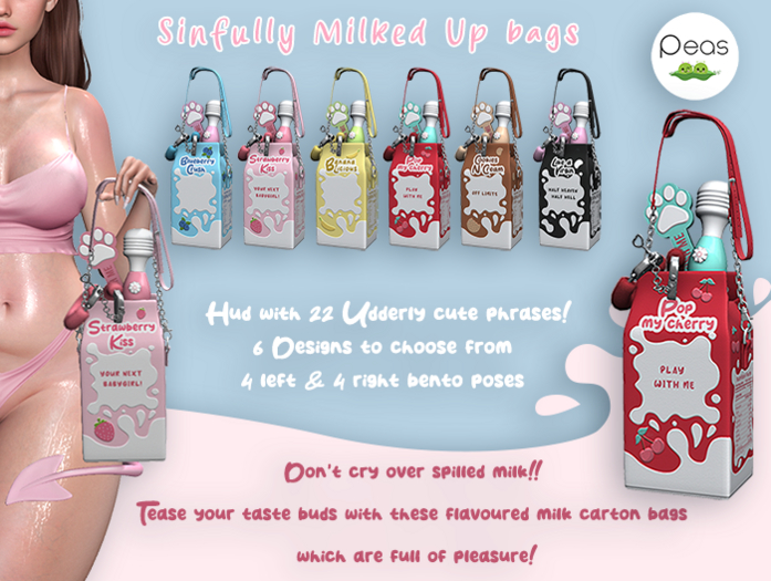 P e a s.Sinfully Milked Up Bags FATPACK