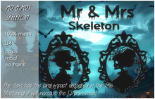 Mr & Mrs skeleton