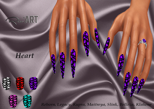 Rev'Art - Heart Nails
