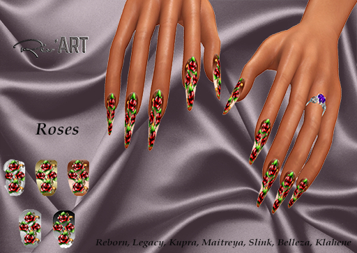 Rev'Art - Roses Nails