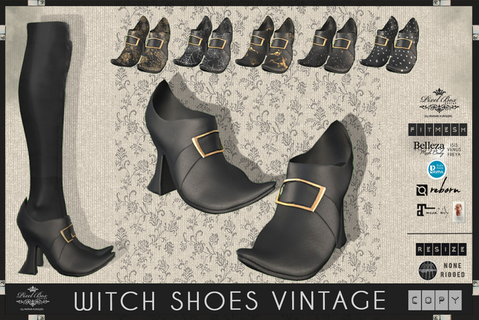 PIXEL BOX - Witch shoes Vintage
